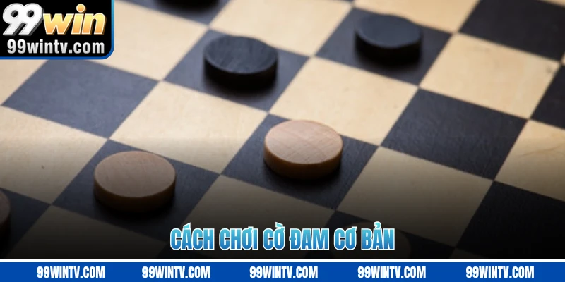 Cách chơi cờ đam cơ bản 