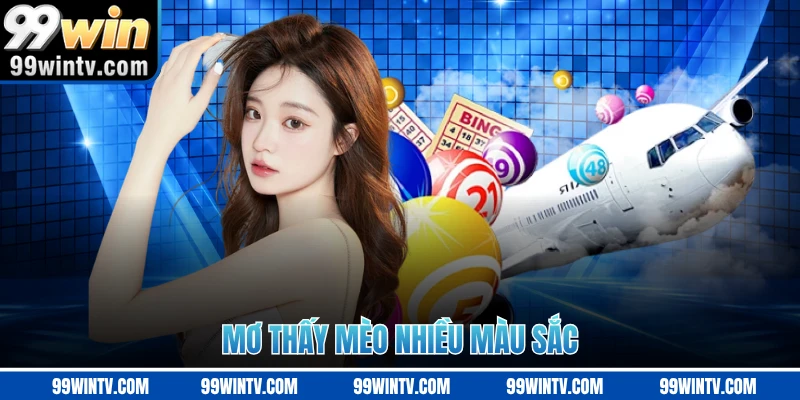 Mơ thấy mèo nhiều màu sắc